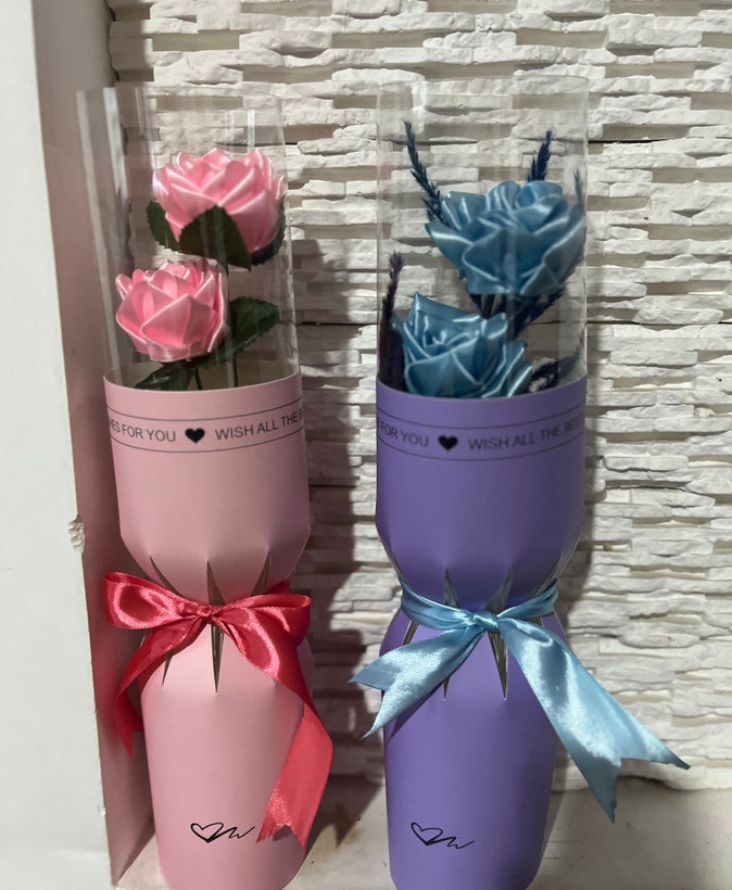 گل رز روبانی طرح همزاد